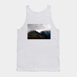 Cloudfall - cloud passes over the Trotternish Ridge on Isle of Skye, Scotland Tank Top